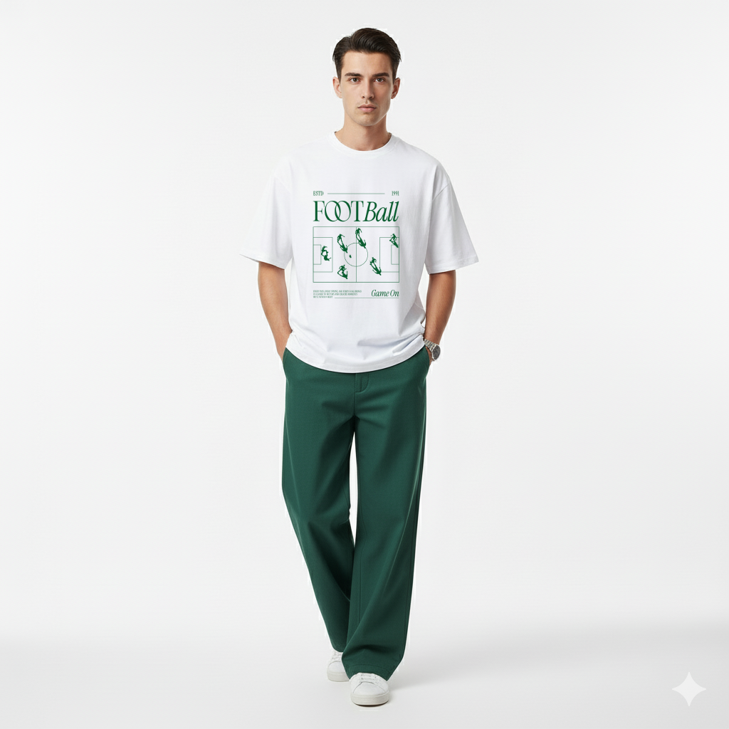 Stadium Oversize Tee | Classic Pitch Edition