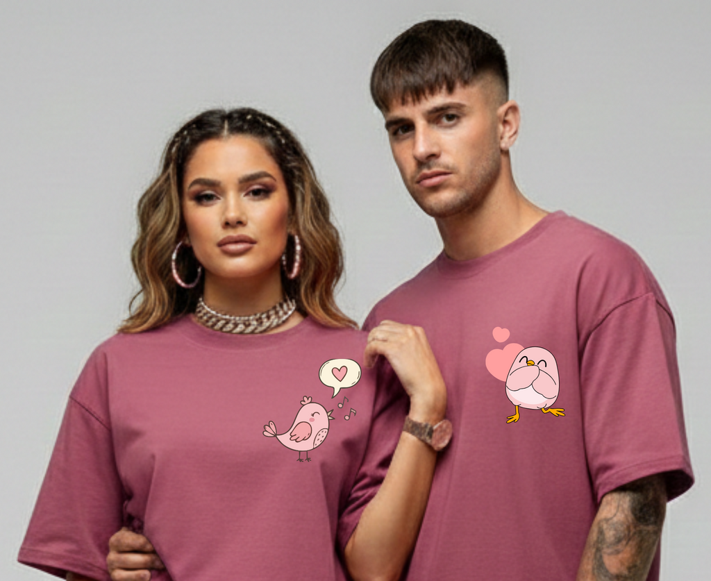 Love Bird Matching Couple T-Shirts | Couple Special Tees