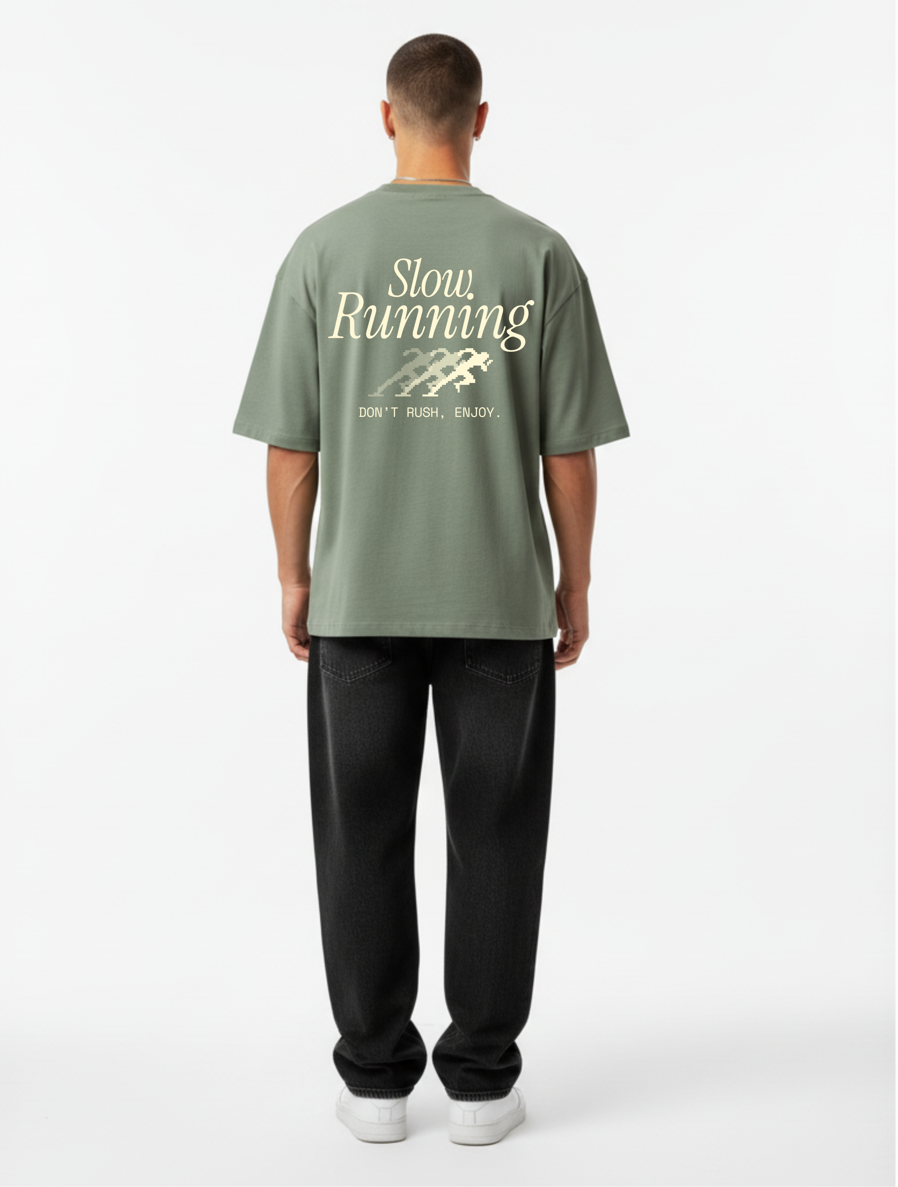 The Paced Archive | Sage Green Slow Down Tee