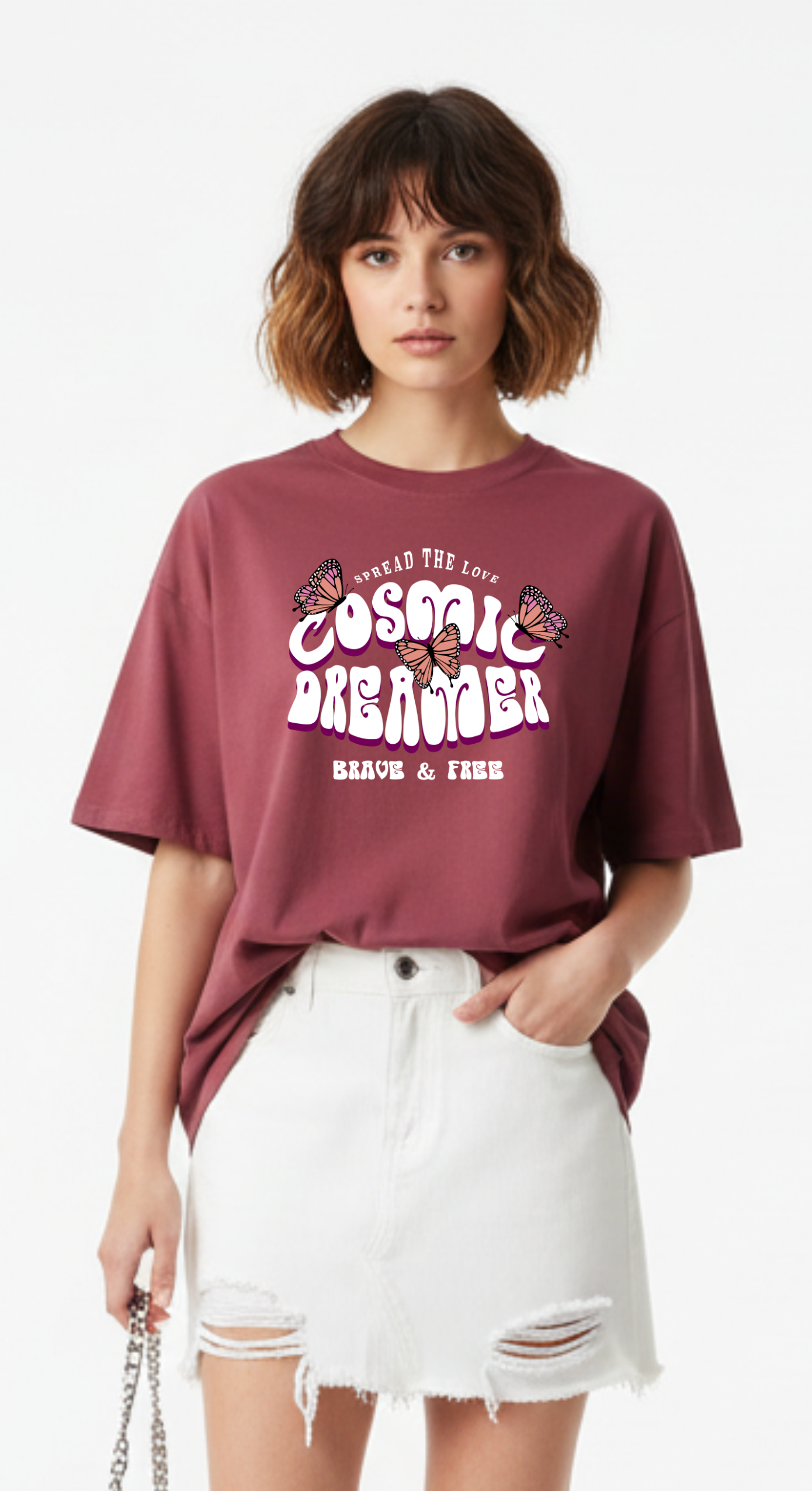 Cosmic Oversize Tee | Wild Rose Dreamer Edition