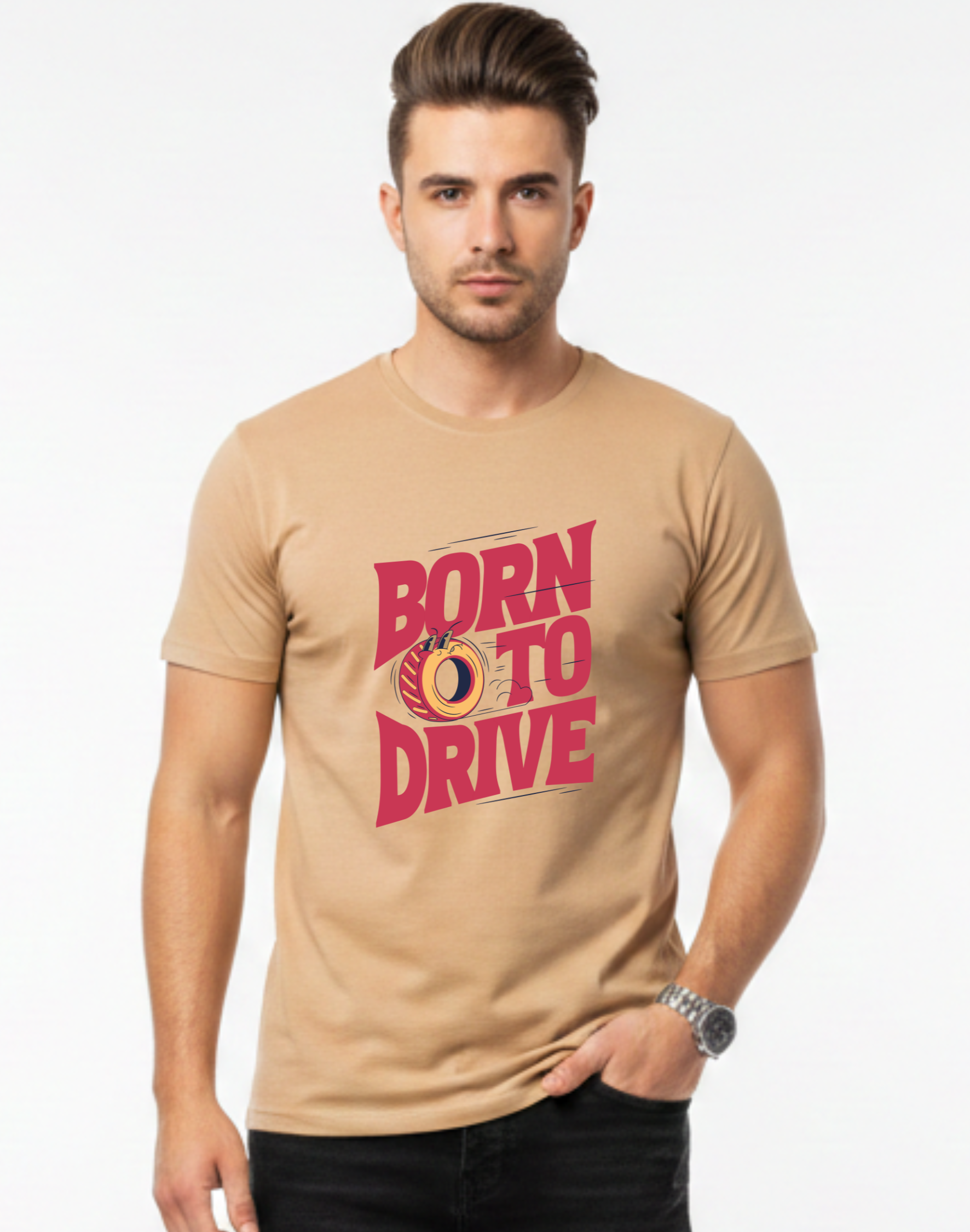 Born To Drive Graphic T-Shirt for Men | Streetwear Style
