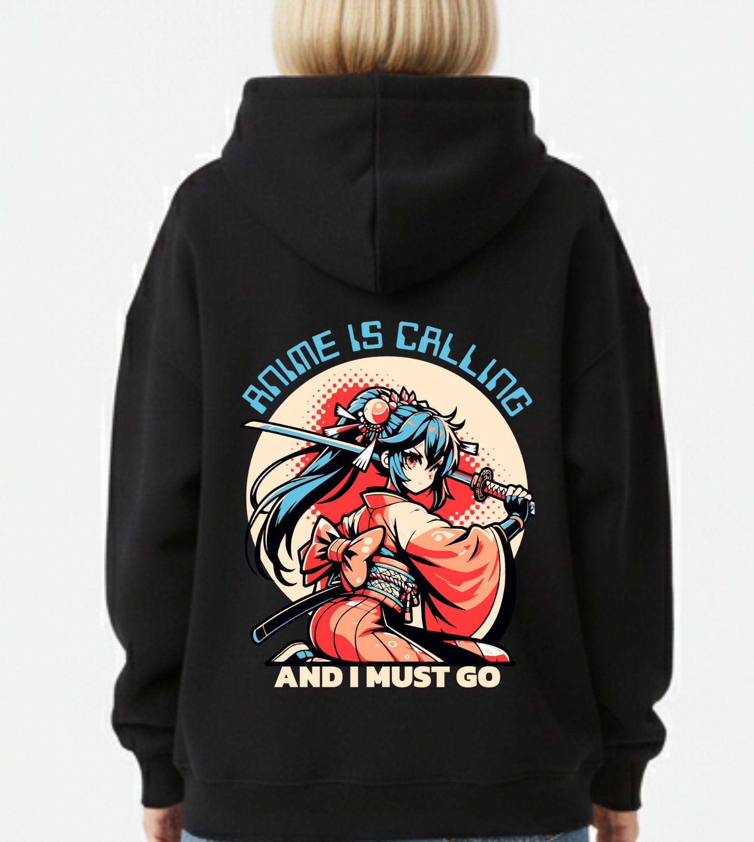 Samurai Anime Hoodie for Women | ADEMODE Streetwear