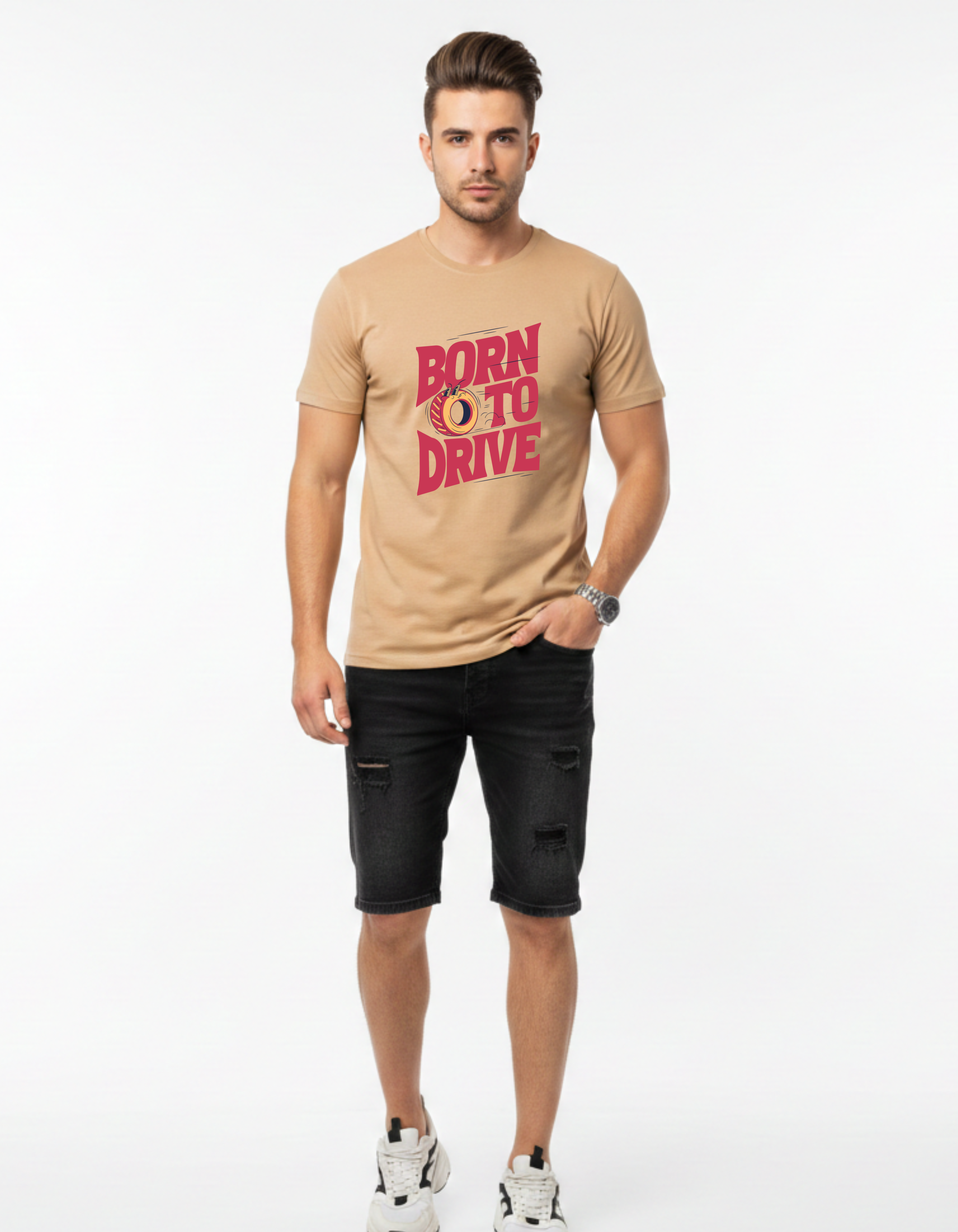 Born To Drive Graphic T-Shirt for Men | Streetwear Style