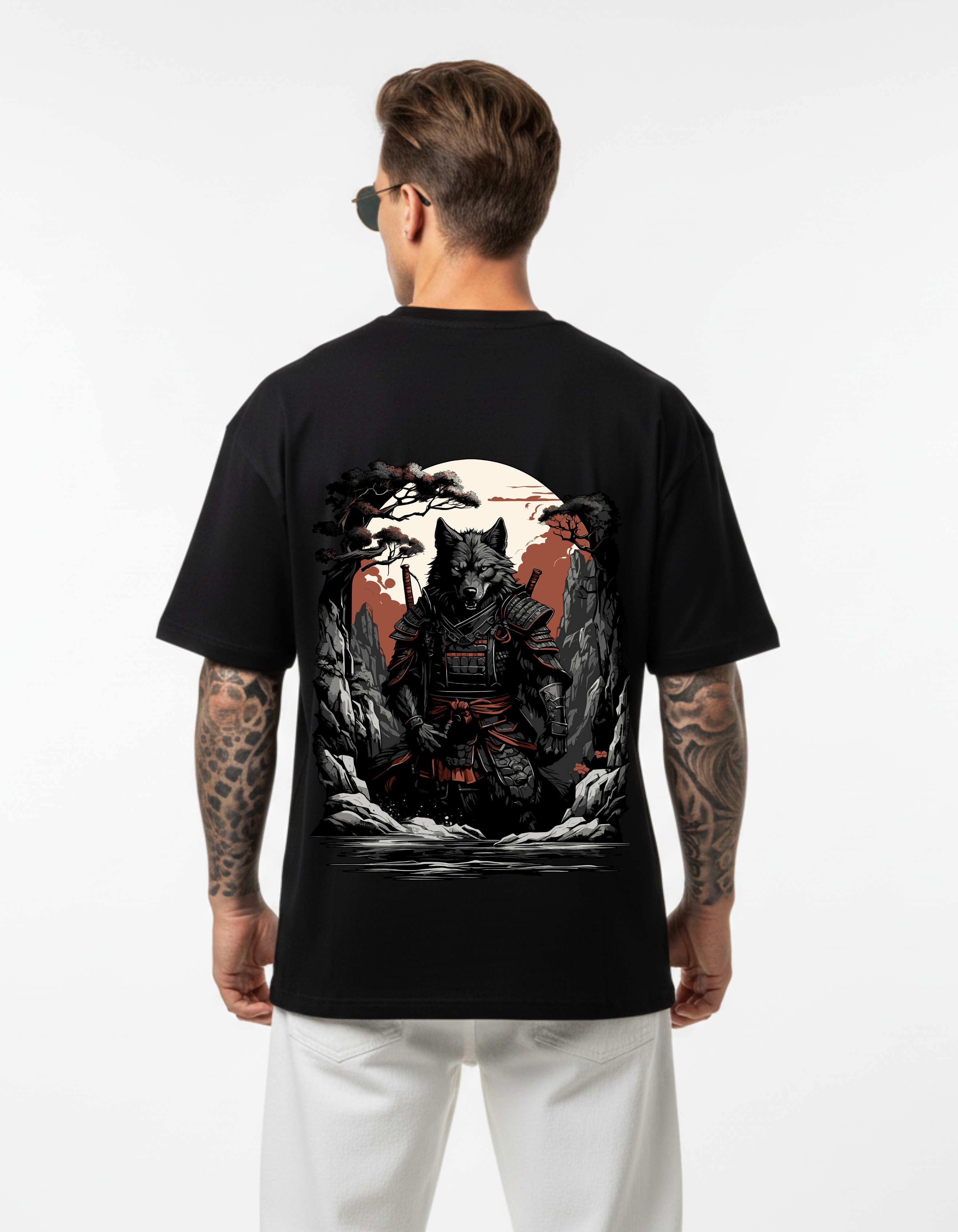 Blackwolf T-Shirt | Oversized Streetwear Back Print