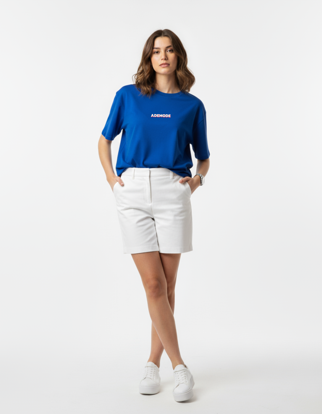 Royal Blue Empress Tee: Premium Oversized Anime Drop