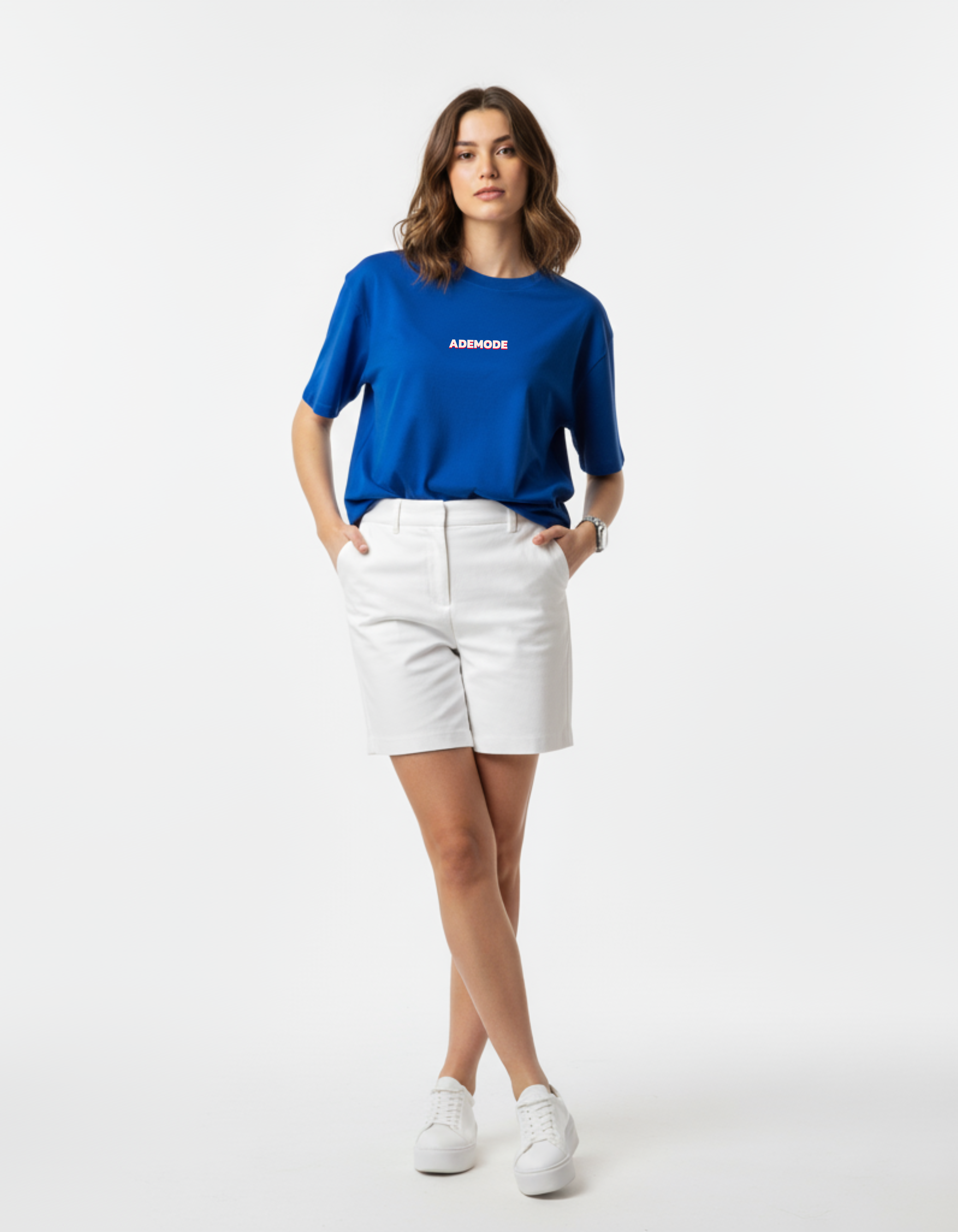 Royal Blue Empress Tee: Premium Oversized Anime Drop