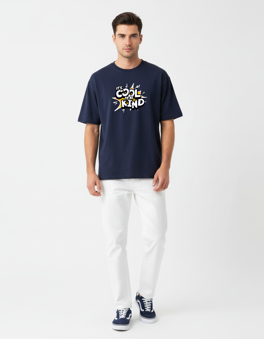 The Kindness Drop | Oversize Navy Blue