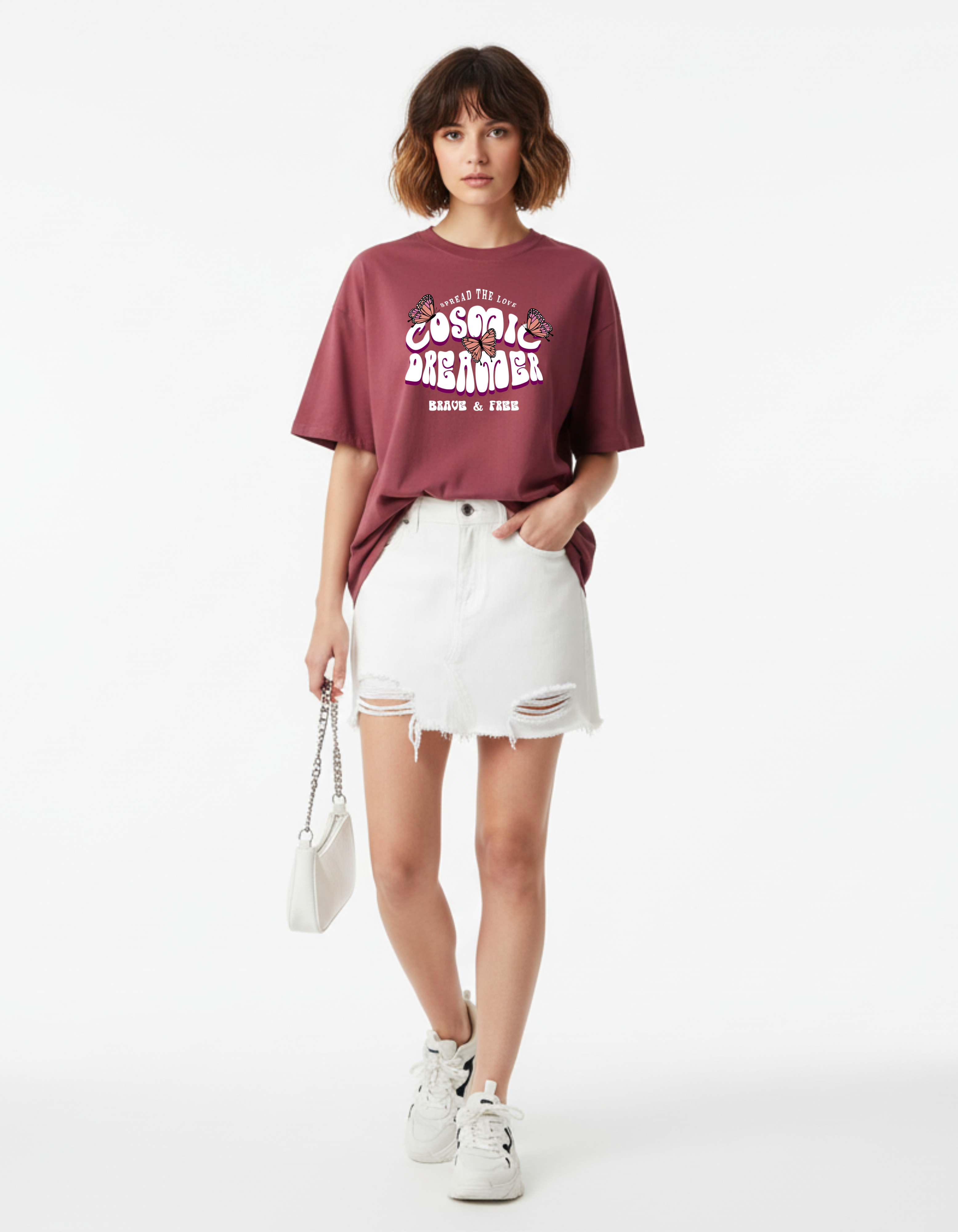Cosmic Oversize Tee | Wild Rose Dreamer Edition