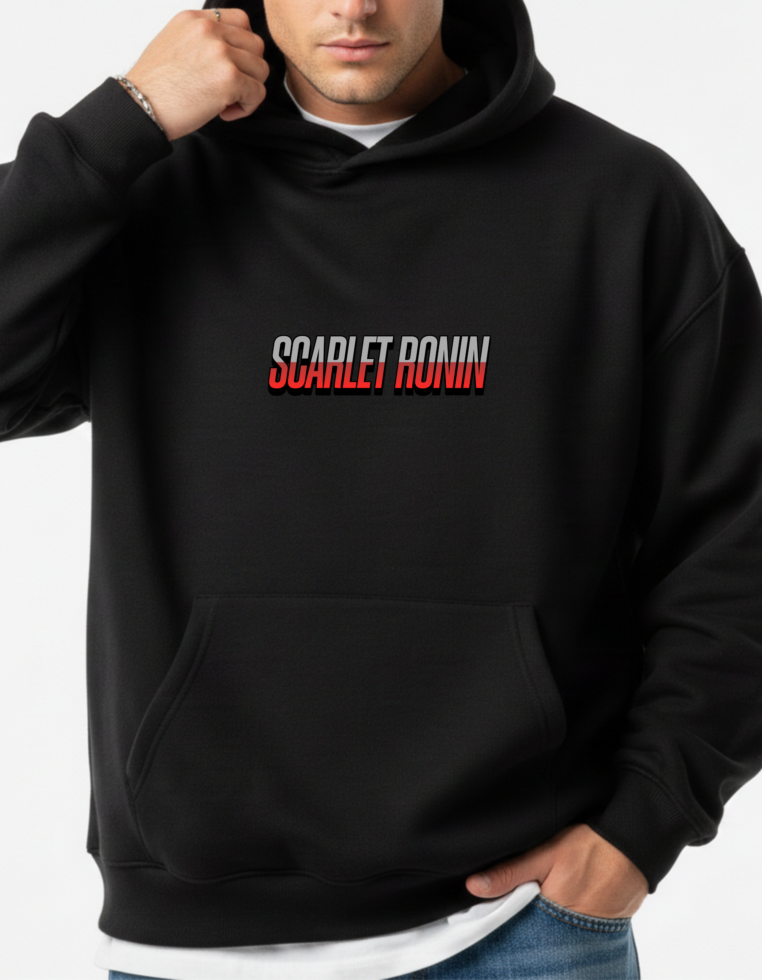 Scarlet Ronin Samurai Hoodie | ADEMODE Anime Streetwear