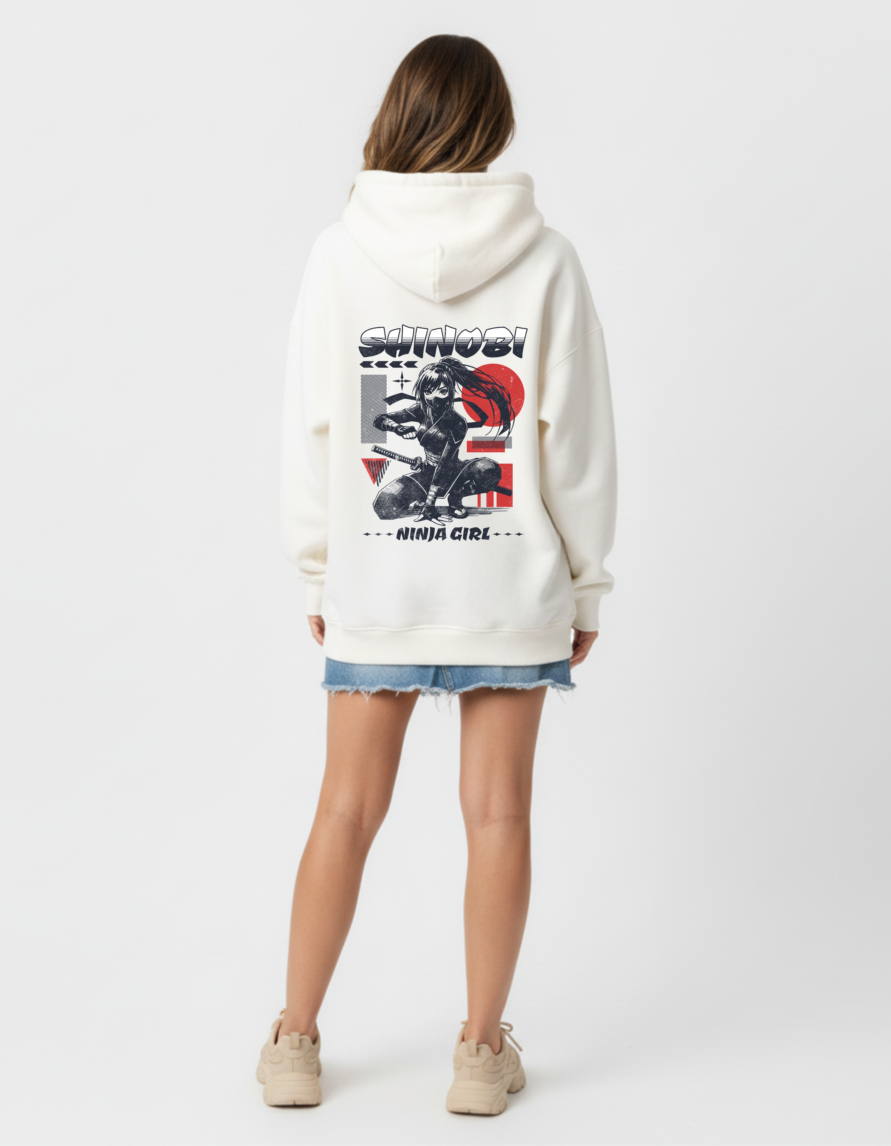 Shinobi Hoodie for Women | Anime Ninja Streetwear