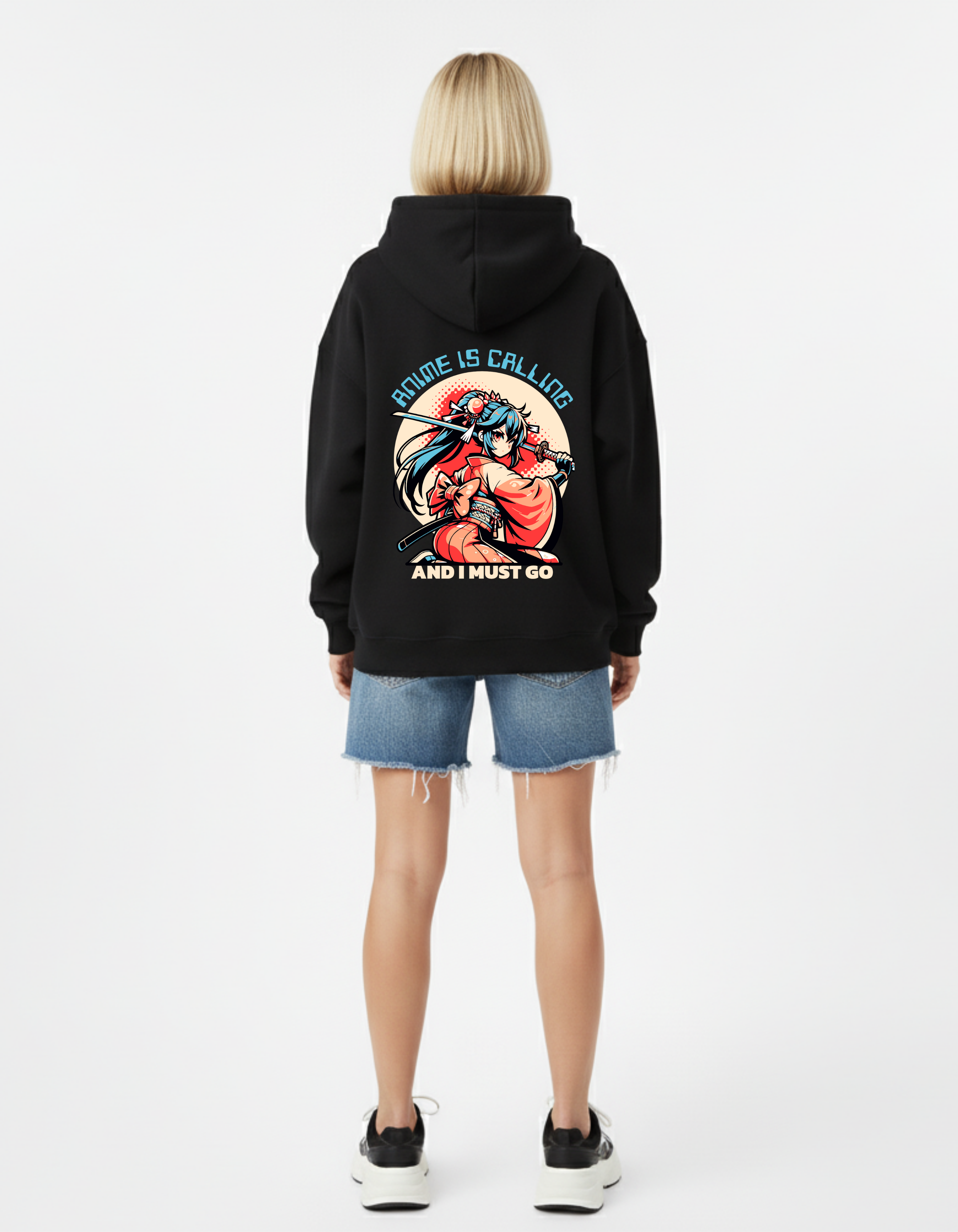 Samurai Anime Hoodie for Women | ADEMODE Streetwear