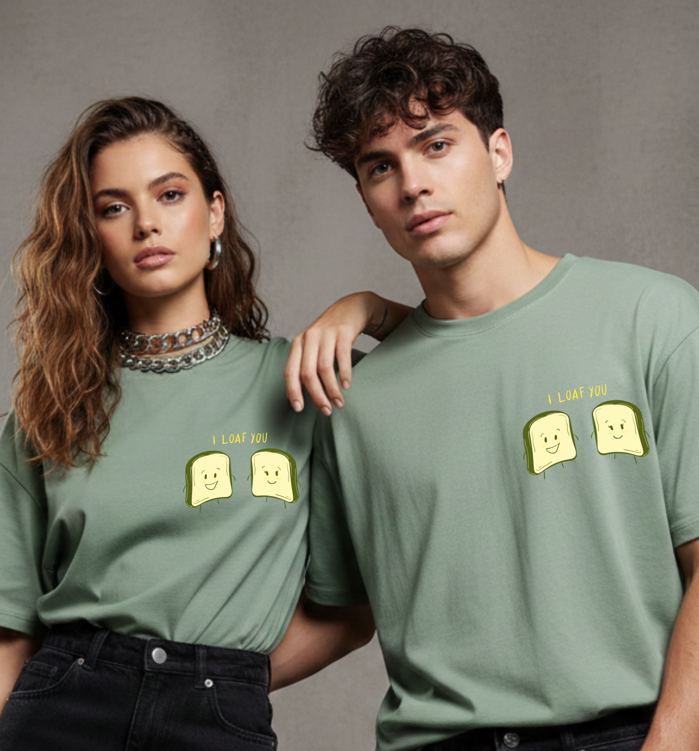 I Loaf You Couple T-Shirts | Cute Couple Matching Tees