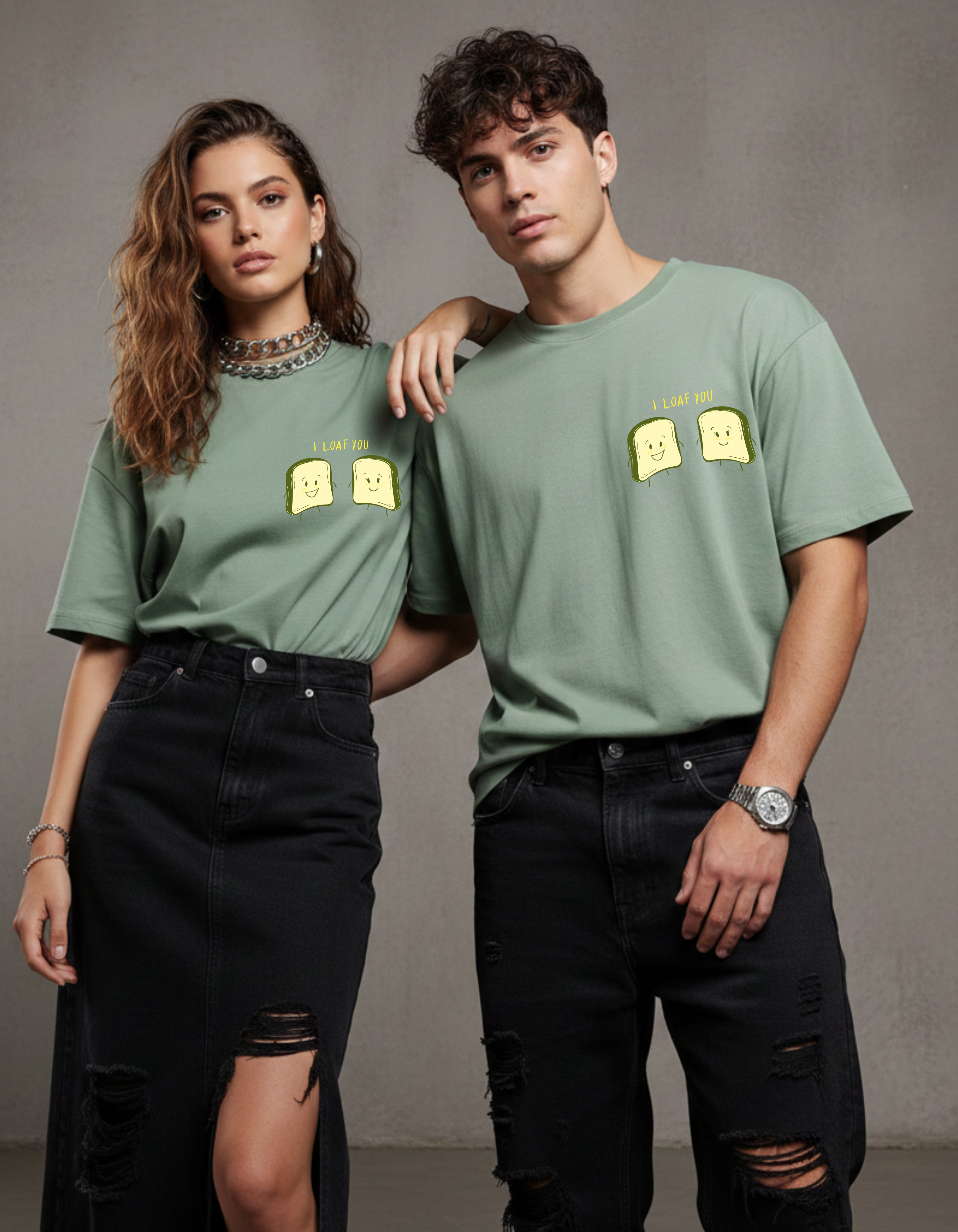 I Loaf You Couple T-Shirts | Cute Couple Matching Tees